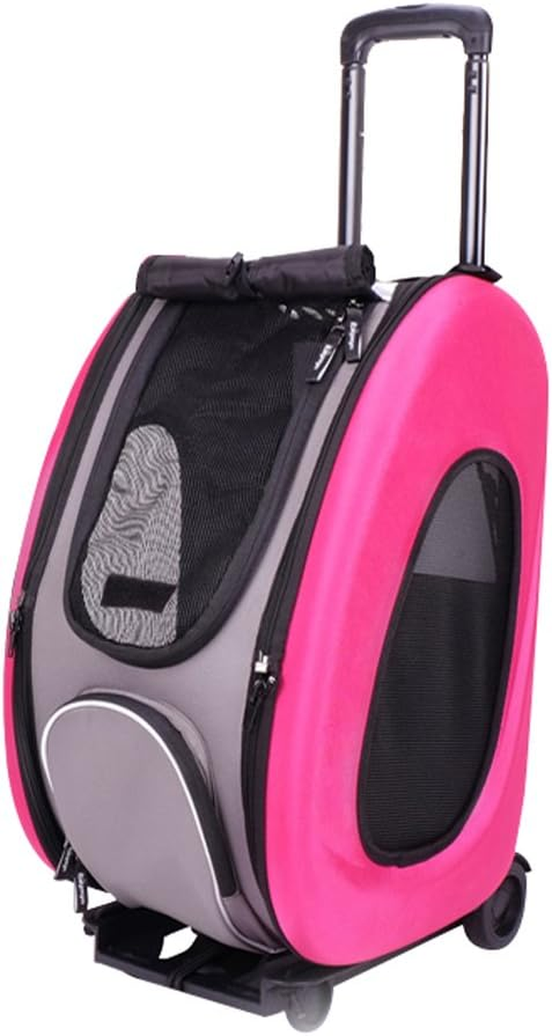 Ibiyaya 5-In-1 Combo Pet Carrier, Chocolate