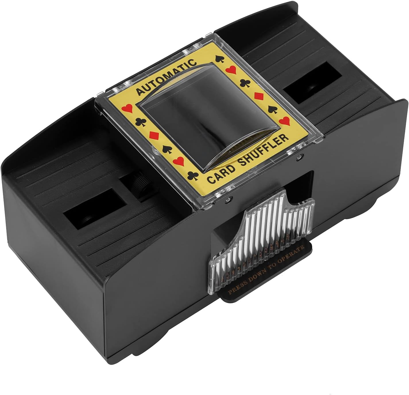 Card Shuffler, Automatic Card Shuffler 2 Deck, 6 Deck Electric Battery Operated Poker Card Shuffler 4 Deck Automatic for Playing Card, Family Party Poker, UNO, Phase 10 image number 4