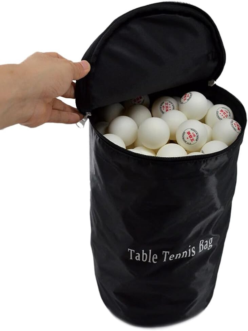 Tignapoo 230 Balls Capacity Portable Pingpong Storage Bag Table Tennis Ball Pouch Pingpong Ball Carrying Holder Sports Storage Bag image number 2