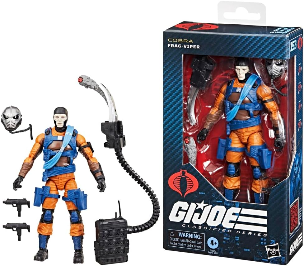 G.I. Joe Classified Series #153, Frag-Viper, Collectible 6 Inch Action Figure with 10 Accessories image number 4