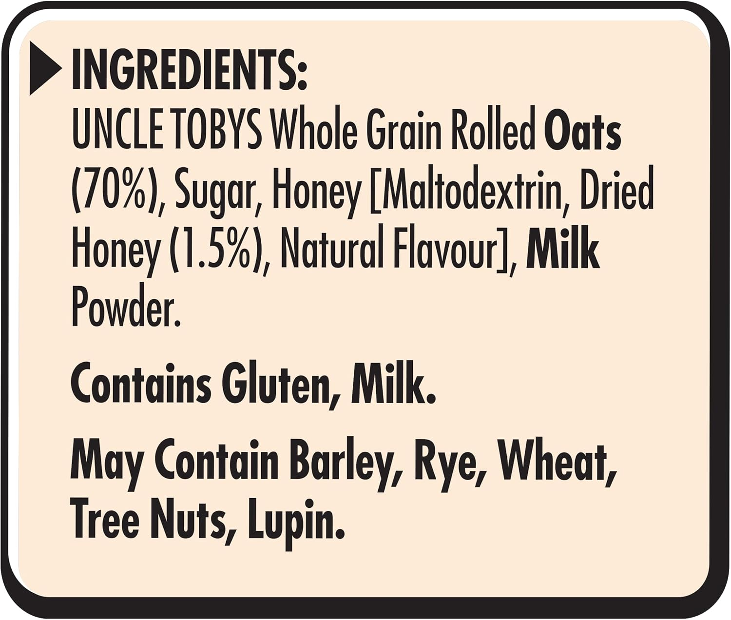 Uncle Tobys Creamy Honey Oats Quick Sachets 350 G (Pack of 6) image number 6