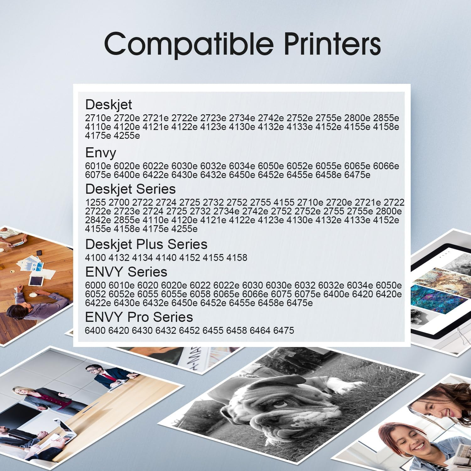 XXL 67 Black Ink Cartridge Replacement for HP 67XXL 67XL Black Ink for HP Deskjet 2700 2700E 2755E 2755 4155E 4155 Envy 6055E 6455E 6400 6055 6075 Envy Pro 6452 6458 6475 Printer (2 Packs) image number 3