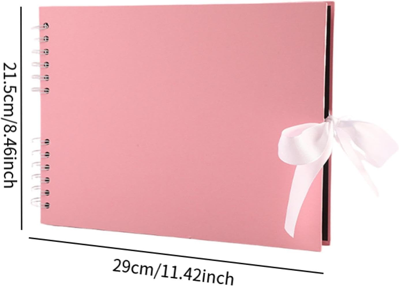 Scrapbook Album Scrap Book DIY Home Decoration Souvenirs Photo Album for Family Birthday Traveling Wedding, Pink image number 1