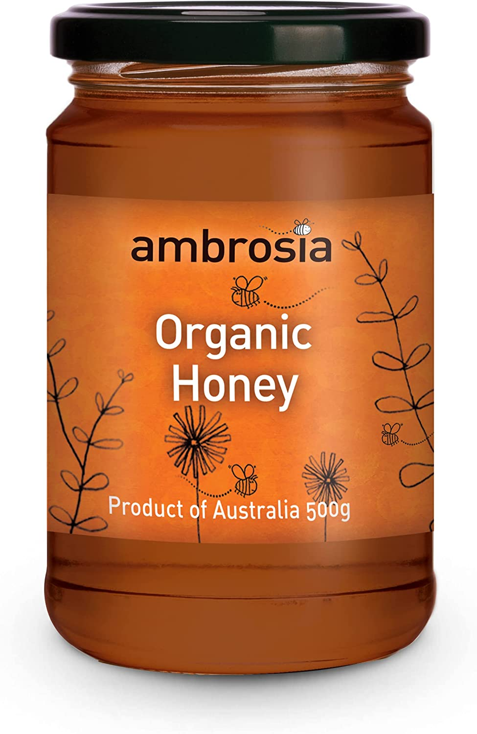 Ambrosia Raw Organic Honey 500 G, 500 G image number 4