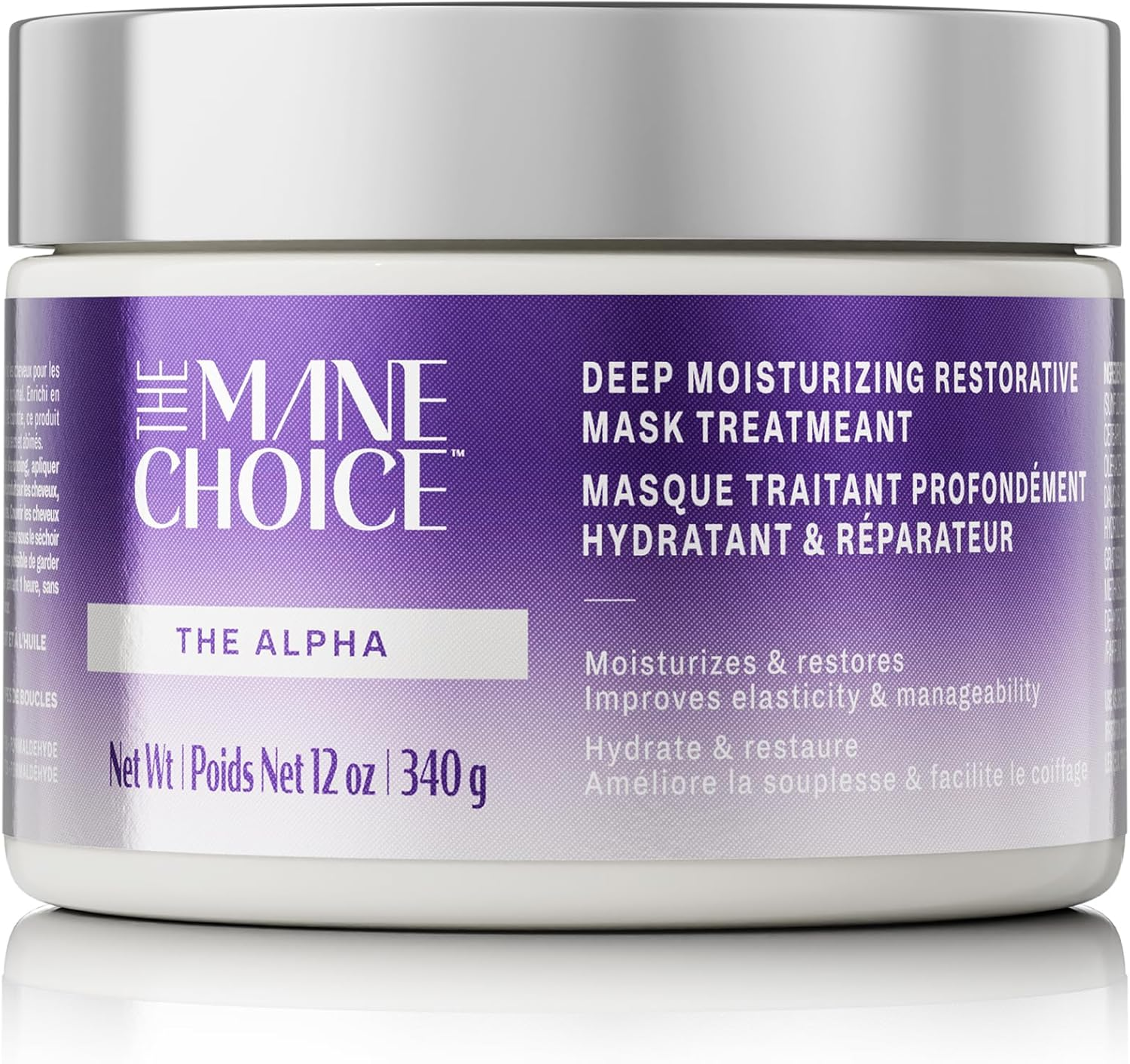 The Mane Choice the Alpha Hair Mask, Green Tea & Carrot Mask Treatment, 12 Oz, Deep Moisturizing & Restorative, anti Frizz, Helps Restore Dry, Damaged Hair, Paraben & Sulfate Free image number 1
