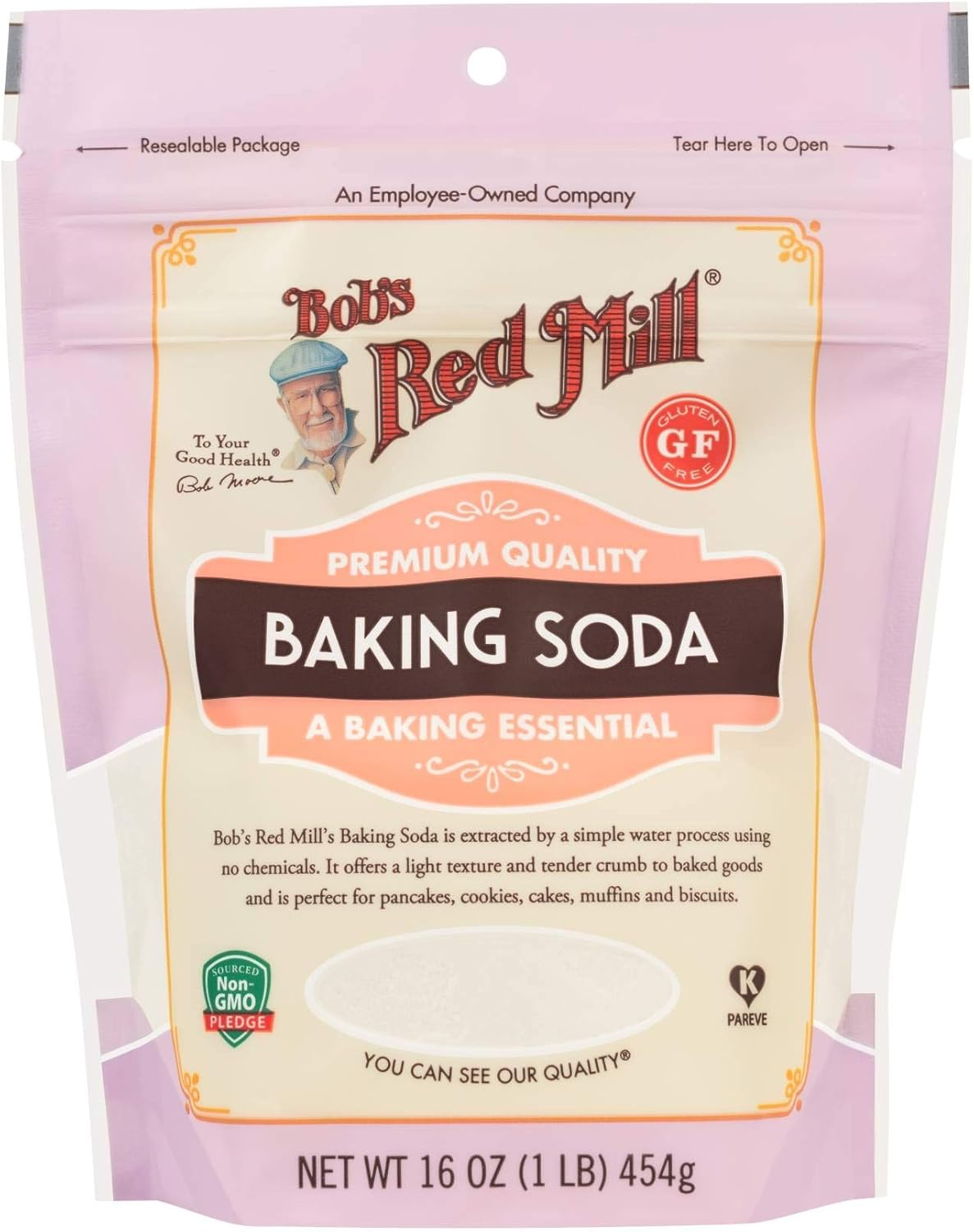 Bob'S Red Mill Bob`S Red Mill Pure Baking Soda Pouch 454G, 454 G image number 1