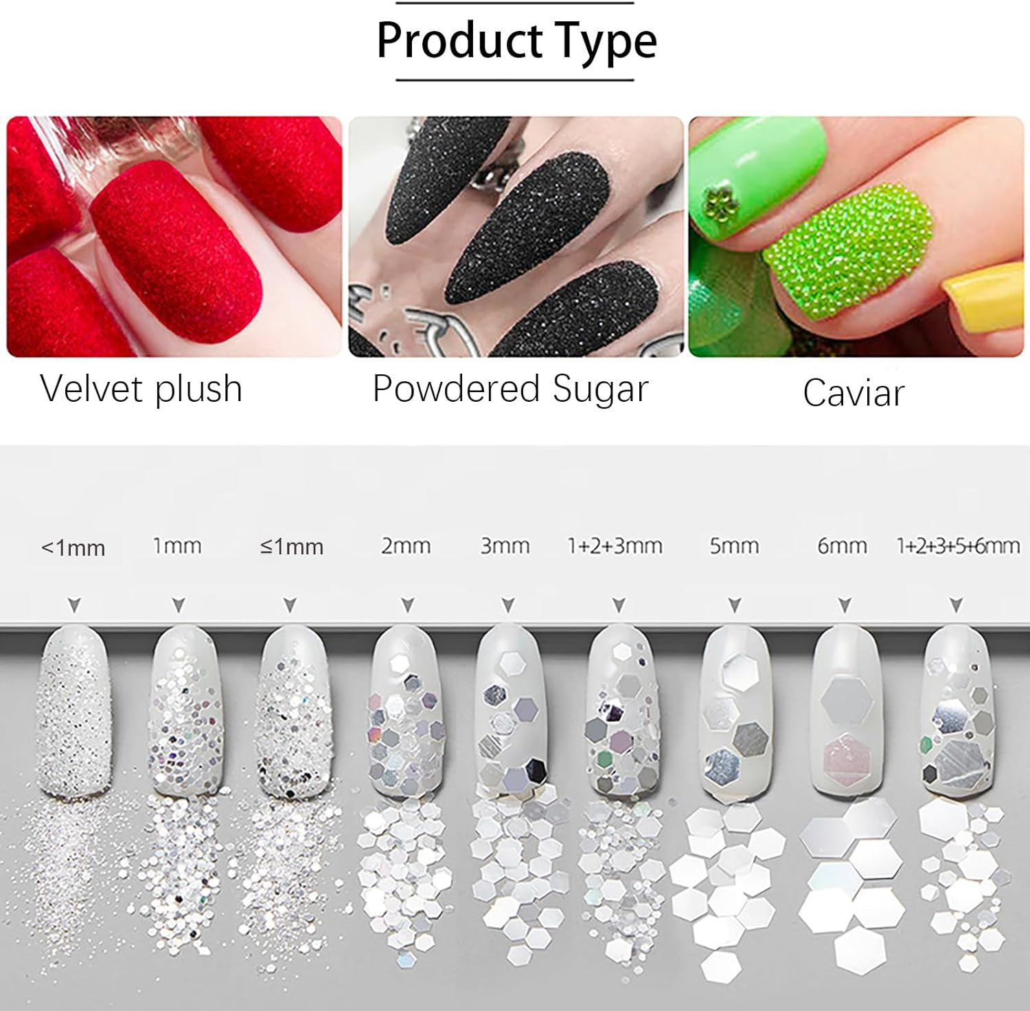 Roseflower Holographic Chunky Glitter, Mix Multi Flakes Dreams Iridescent Festival Cosmetic, Body Face Eye Hair Nail & Eyeshadow, Decoration Perfect Halloween, Resin, Slime, Tumbler, Craft, Makeup image number 4