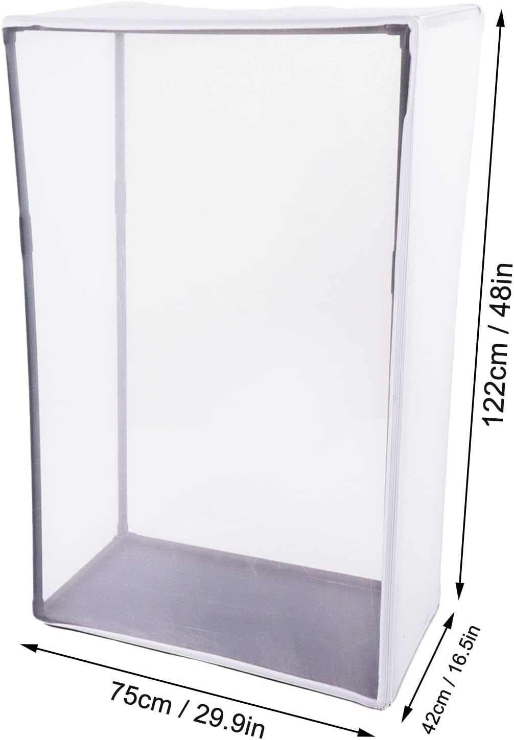 Butterflycage, Wide and High PVC Tube, Breathable Mesh, Large Space, Zipper Opening and Closing, Easy Installation, for Raising Small Insects and Butterflies image number 2