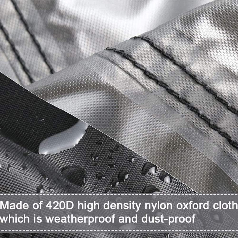 Indoor Outdoor Rabbit Hutch Cover Skyour 4Ft Pet Rabbit Cage Dust Cover Waterproof 420D Oxford Bunny Pens Hutches Poultry Cage Covers image number 5