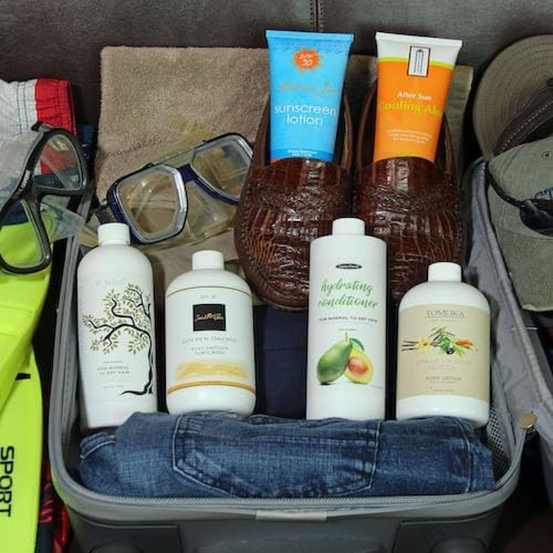 Disguised Hidden Four Bottle Two Tube Drinking Flasks Kit (4-16 Oz, 2-8 Oz) Sneak Cruise Alcohol-Rum Runner image number 5