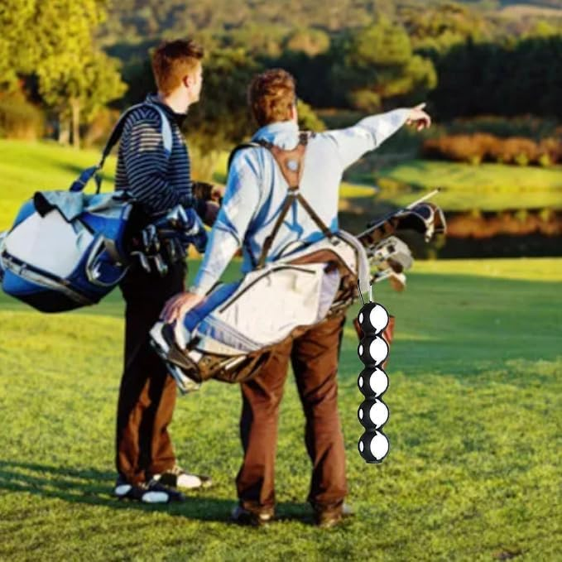 Golf Ball Holder - Holds 5Golf Balls, Easy Attachment to Bag or Cart, Gift Accessories for Men and Women image number 3