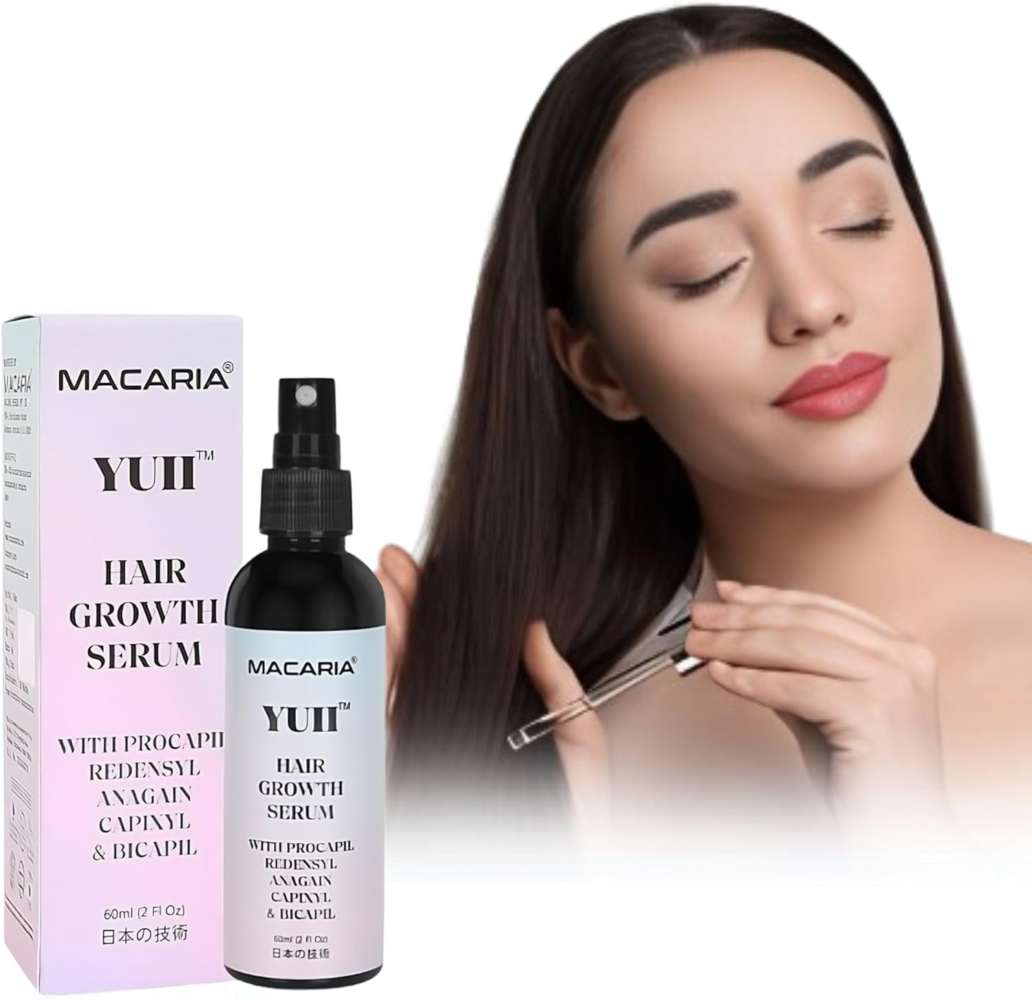 Yuii Hair Growth Serum Spray Bottle for Women