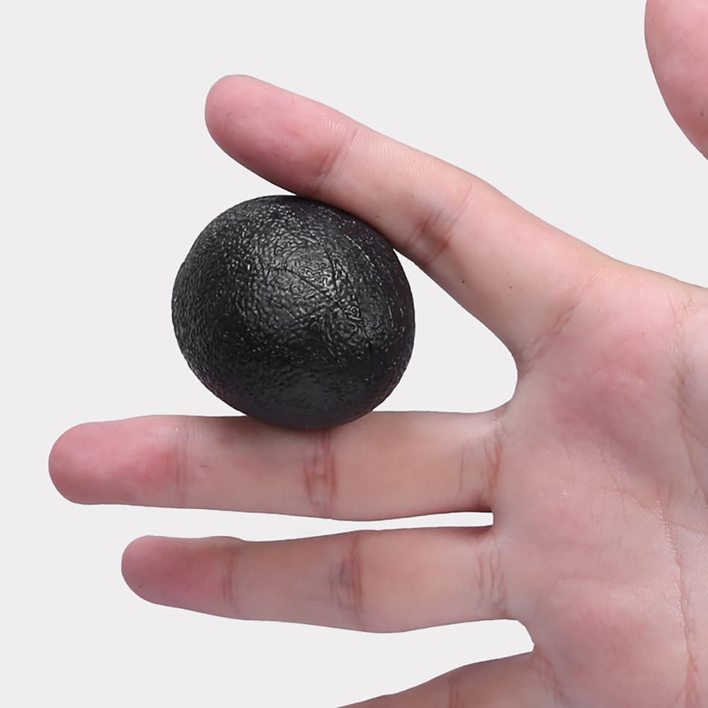 Tongke Hand Grip Strengthener, 5-60 KG (22-132Lbs), Finger Exerciser, Hand Grip Circle, Finger Trainer, Stress Relief Ball, Black, Silicone, Ball, Hand Strengthener, Exerciser