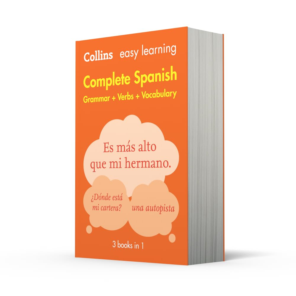 Collins Easy Learning Complete Spanish Grammar, Verbs and Vocabulary (3 Books in 1) [2Nd Edition]: Trusted Support for Learning image number 1