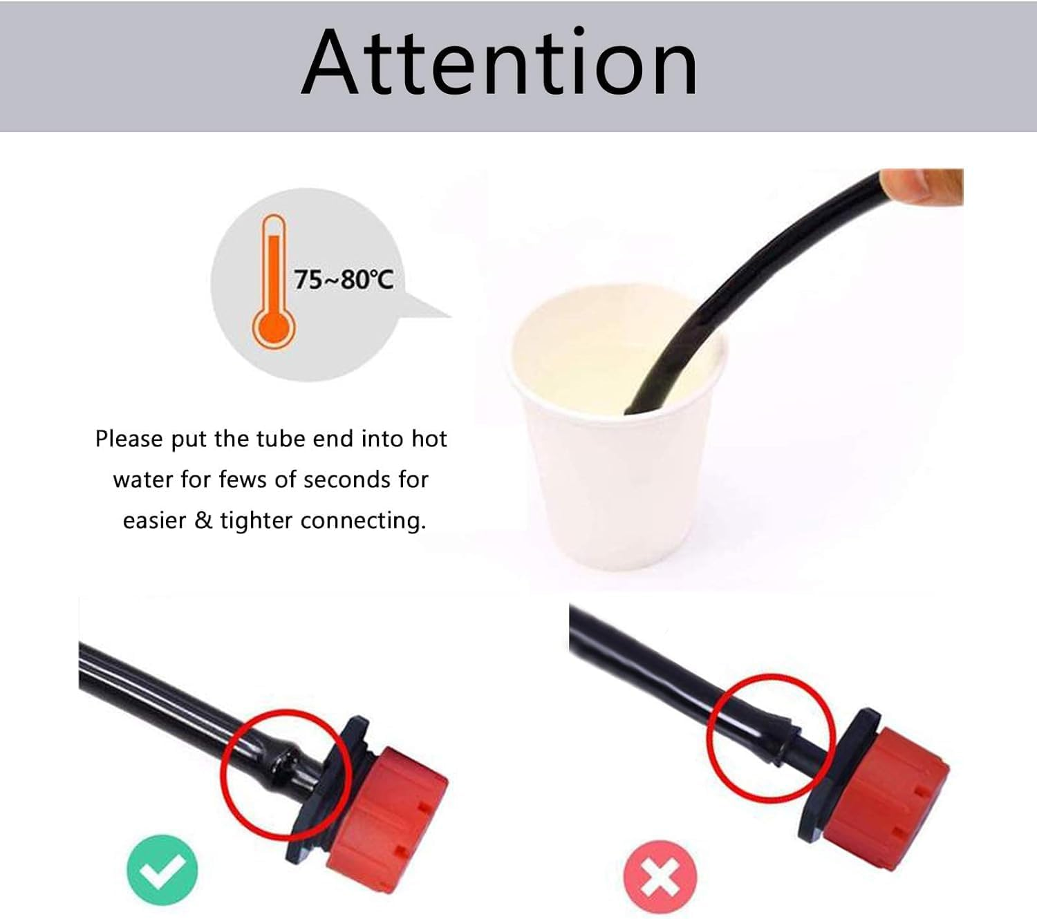 Garden Drip Irrigation Sprinklers Adjustable Irrigation Sprinklers, 100Pcs Adjustable Irrigation Drippers Sprinklers, Irrigation Micro Flow Dripper Drip Head Garden Hose Sprinklers Emitter Drippers