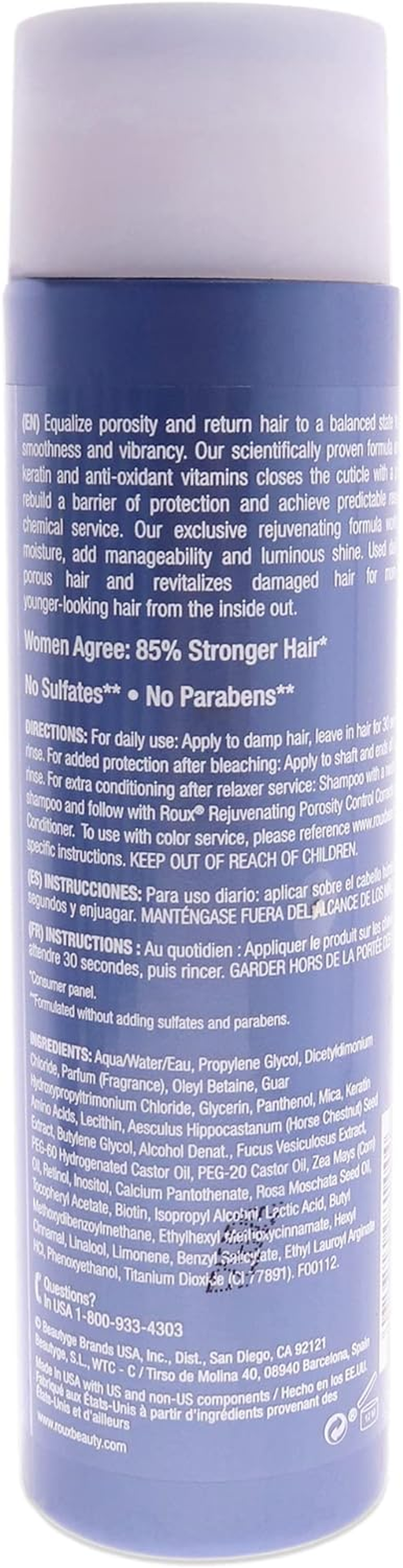 Roux Rejuvenating Porosity Control Corrector and Conditioner, 10.1 Ounce