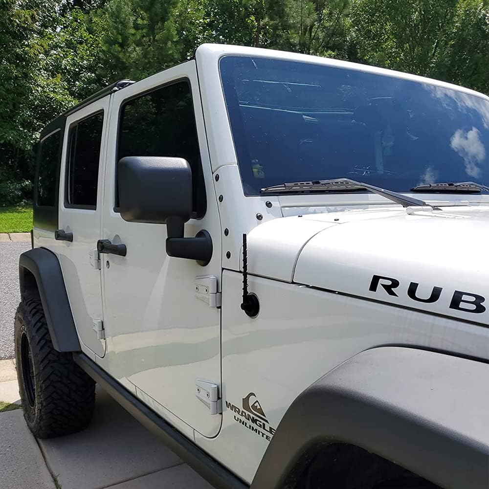 VOFONO 7 Inch Spiral Antenna for 2007-2019 Jeep Wrangler JK JL