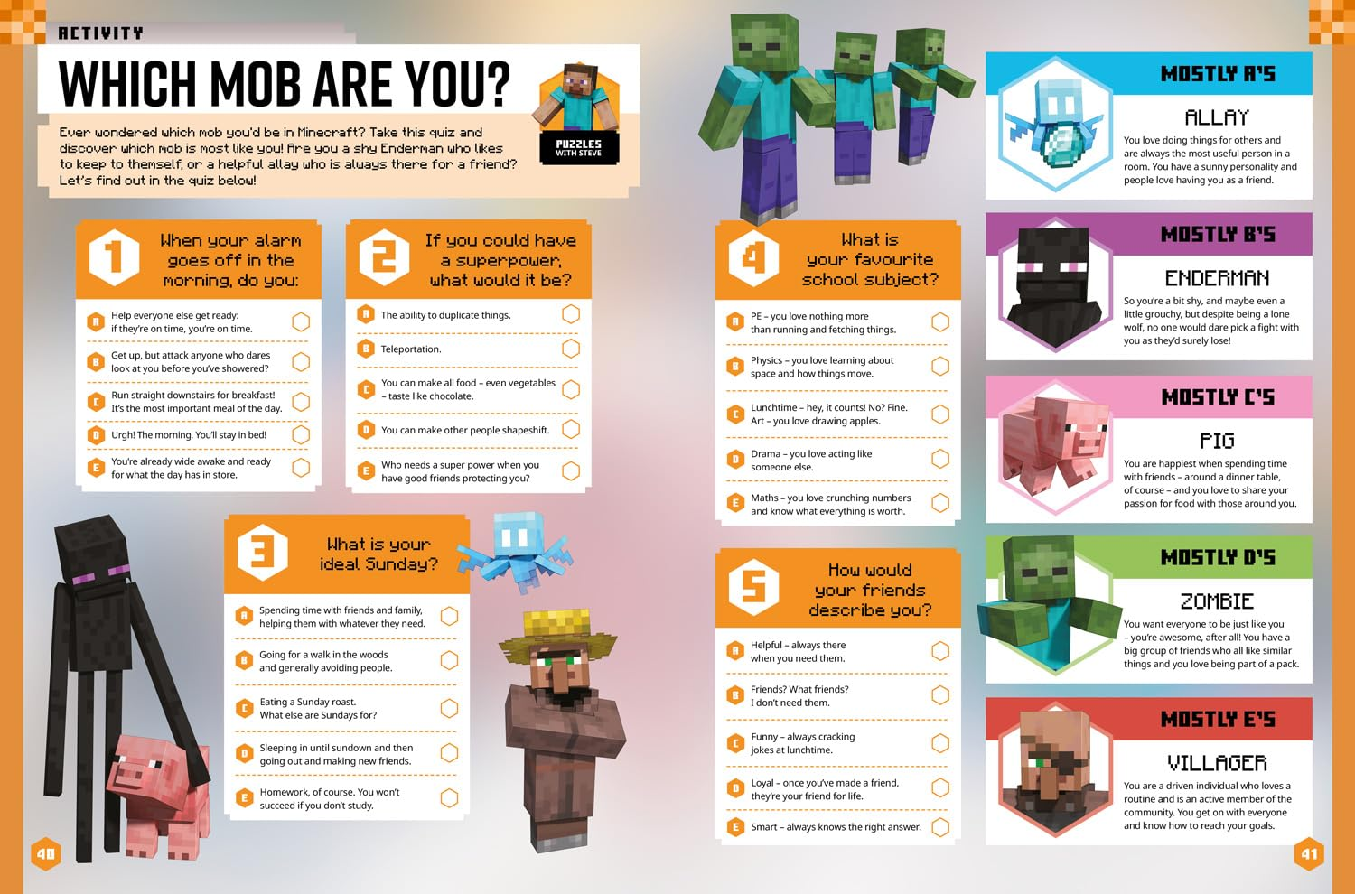 Minecraft Annual 2025: the New Official Fully Illustrated Annual &ndash; the Perfect Present for Kids, Teens, Gamers and Minecraft Fans of All Ages! image number 5