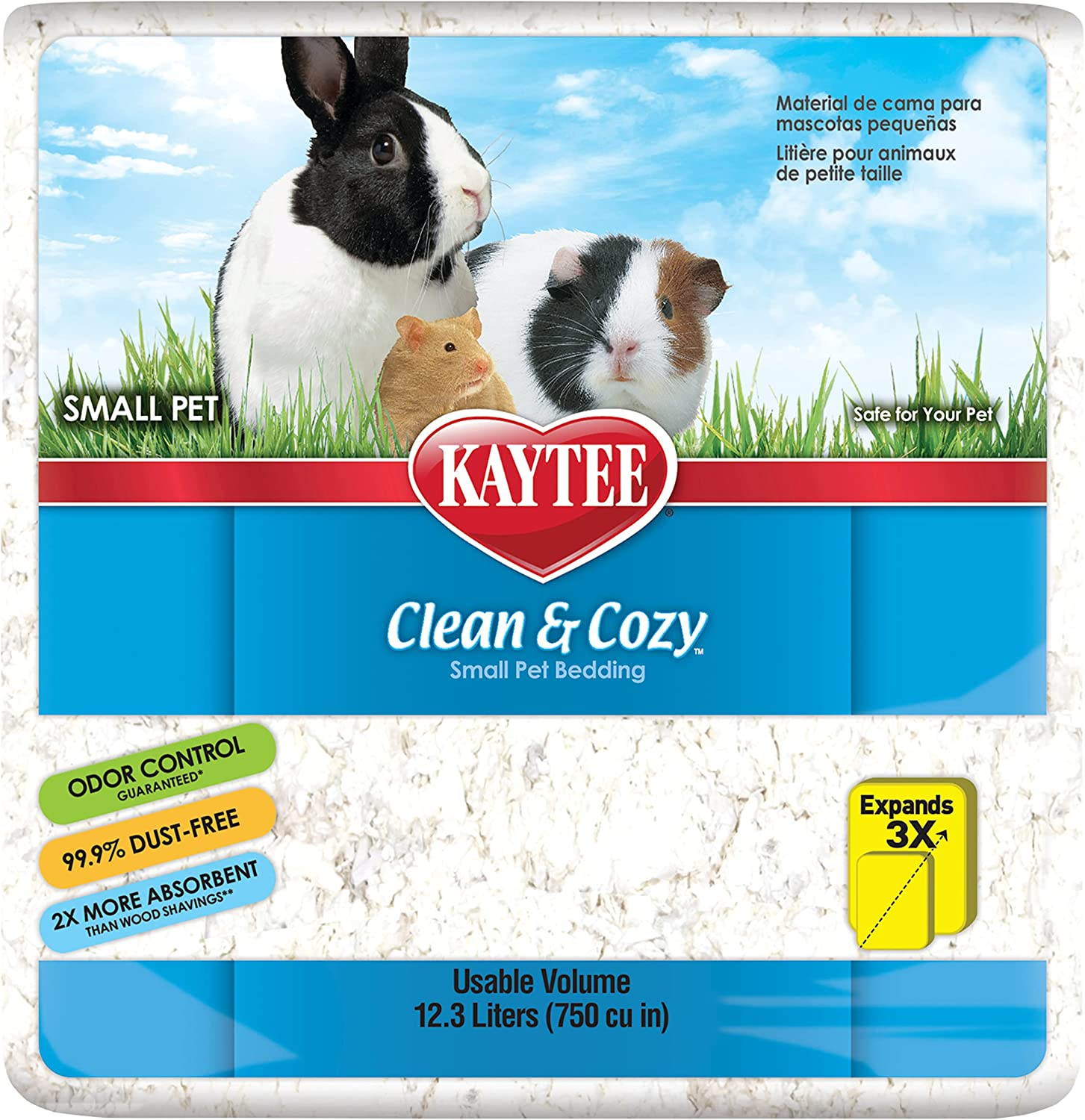 Kaytee Clean & Cozy White Bedding, 12.3 Liter image number 2