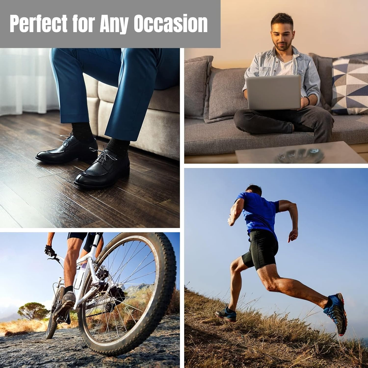 Mens Ankle Socks 6 Pack Low Cut Socks for Men and Women, No Show Ankle Sock, Short Socks Cotton Casual Socks for Men Women image number 2