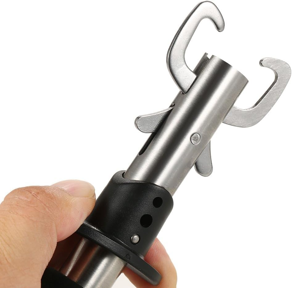 WADY Professional Fish Lip Gripper Holder, Portable Stainless Steel Fish Lip Grip, Fishing Lip Grip, Fish Grabber, Durable Fish Gripper, Fish Holder, Secure Fish Lip Gripper for Fishing Enthusiasts image number 2