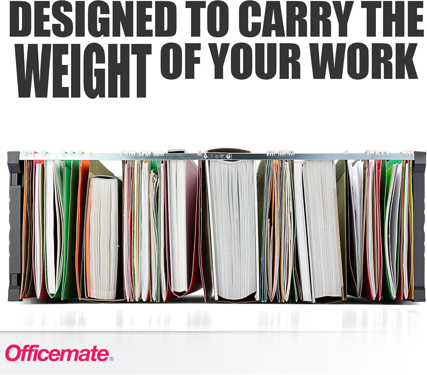 Officemate Plastic Hanging File Folder Frame, 18 Inch, Letter and Legal Size. 1 Set (91961) image number 5