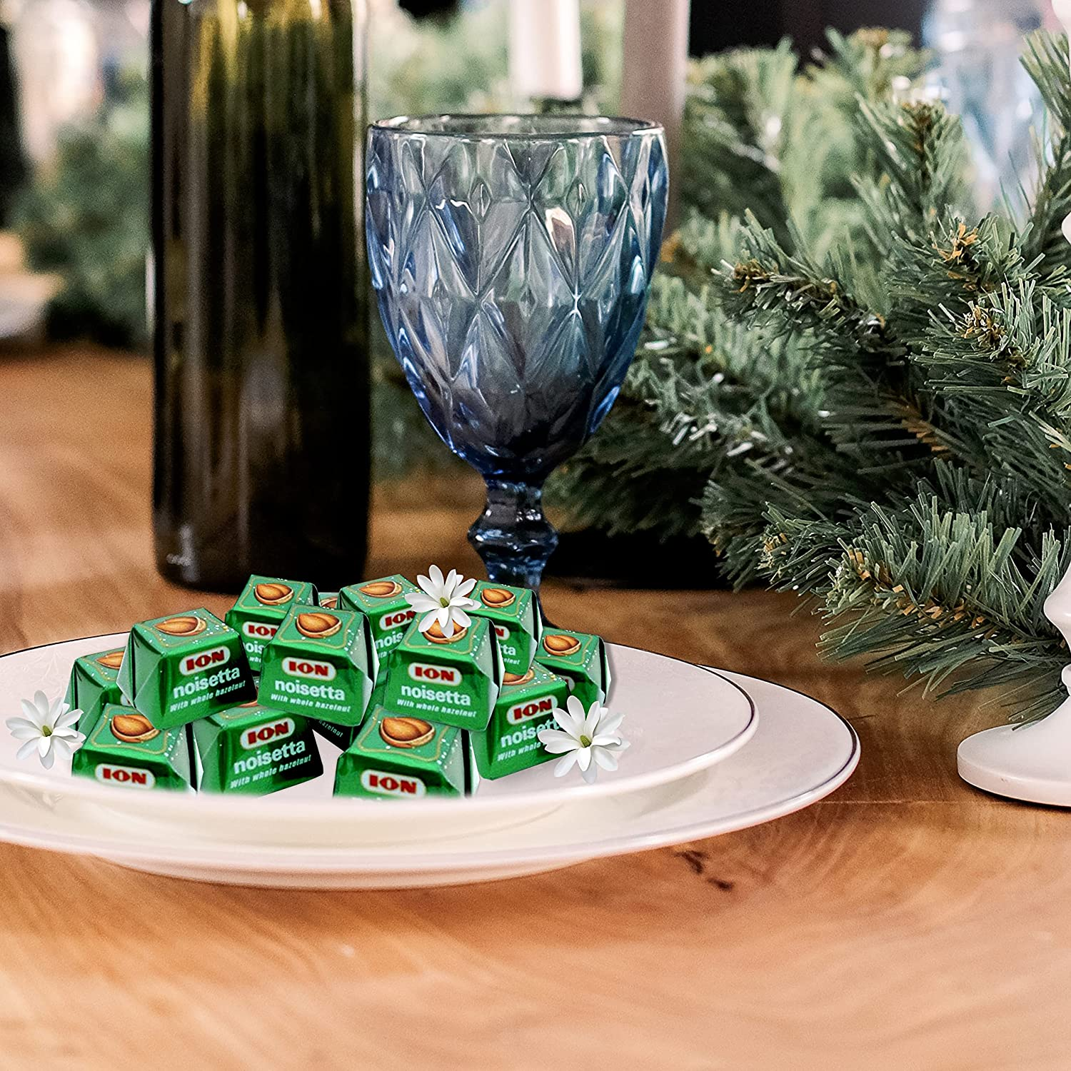 ION Noisetta Milk Chocolate Pralines with Hazelnut, 500 G image number 4