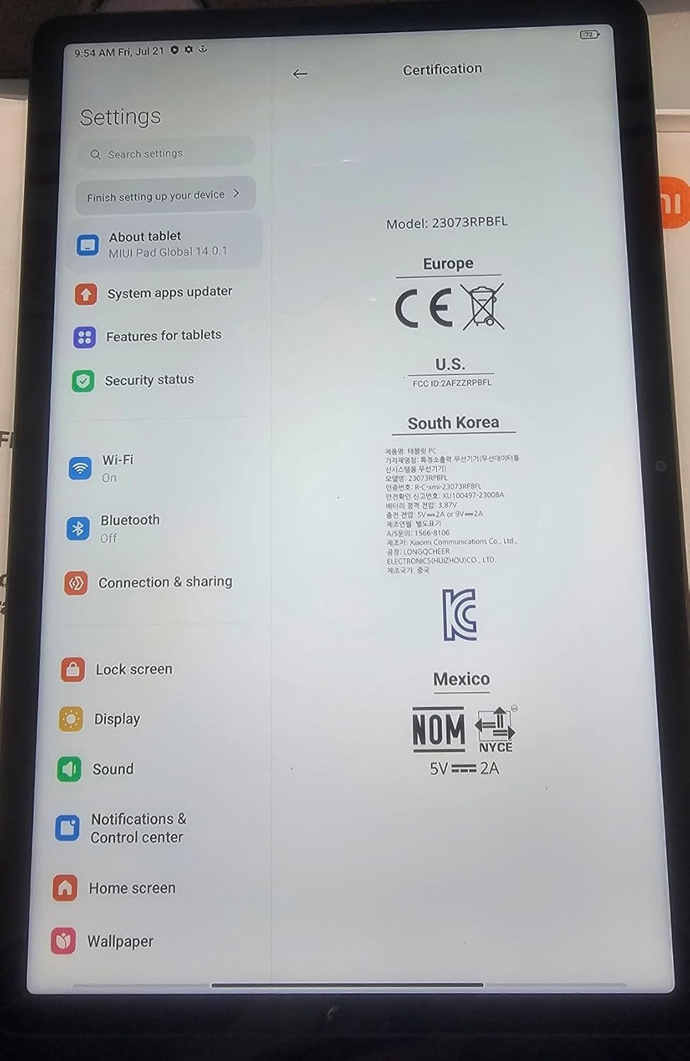 Xiaomi Redmi Pad 2 Only Wifi (No Calls or Text) 11" 2.5K Octa Core 4 Speakers Global ROM 9000Mah Bluetooth 5.3 8MP Model 25040RP0AL (Mint Green, 128GB + 4GB) image number 1