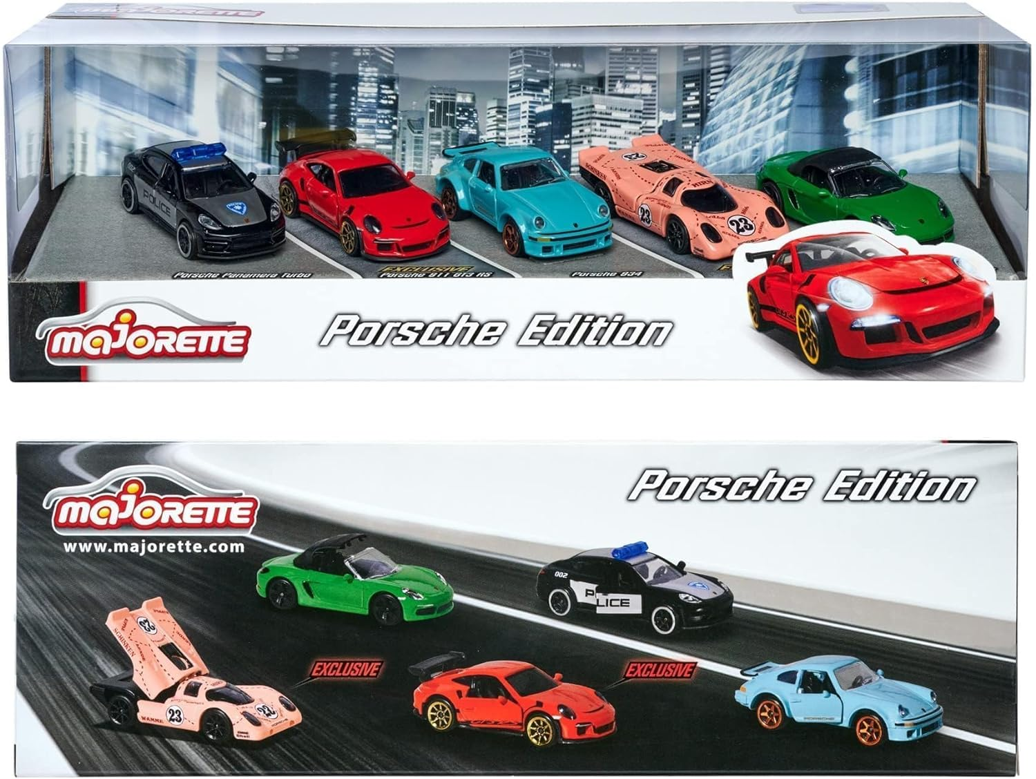 Majorette Porsche Edition 1:64 Scale Diecast Model Cars Giftpack (5 Piece Box) image number 5
