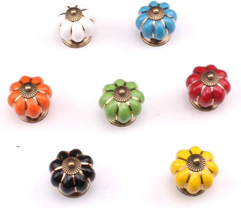 Fatcolo(Tm) Kitchen Handles Pull Drawer Knobs Ceramic Door Cabinets Cupboard Hardware W/Screws image number 1