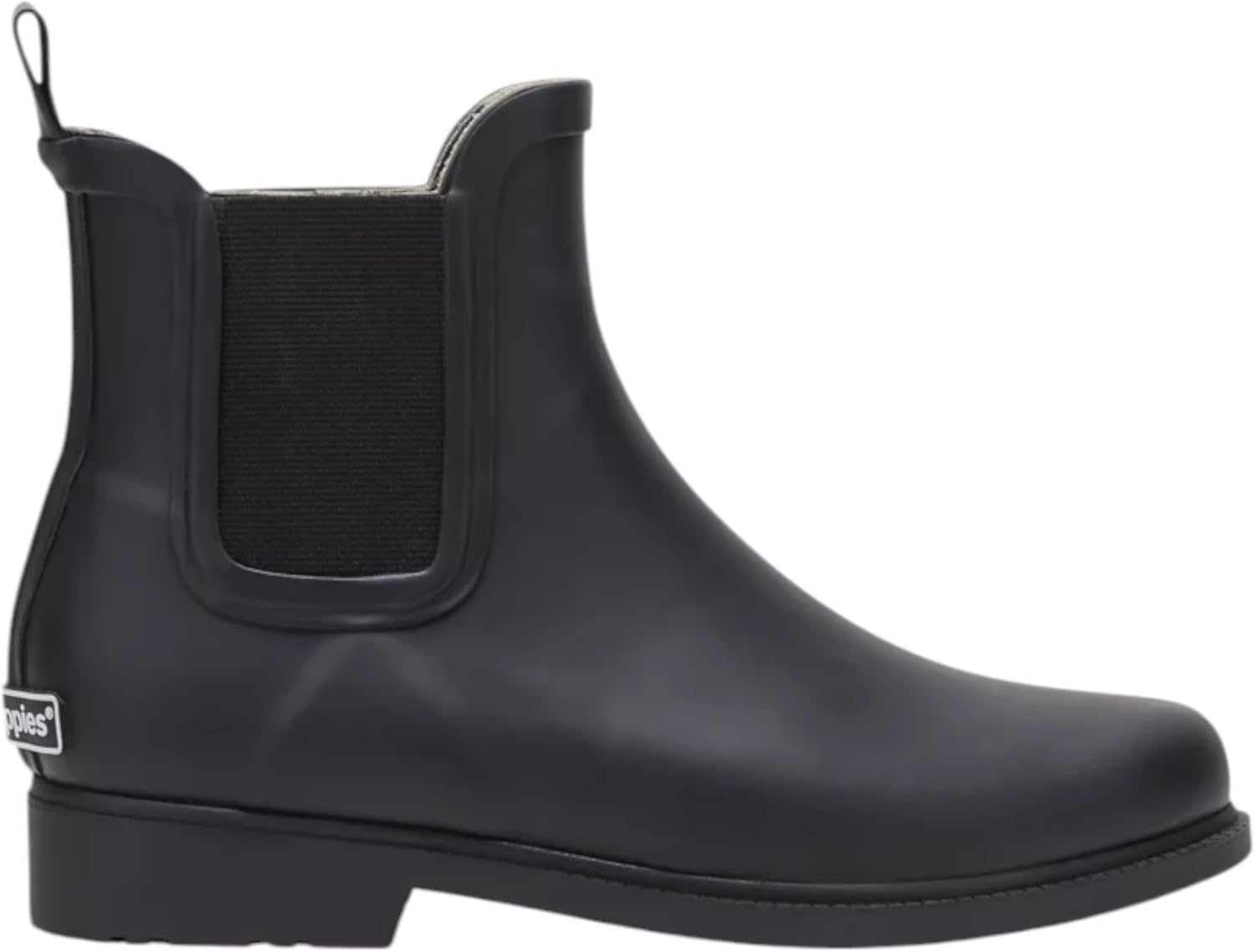 Womens Hush Puppies Muddy Shoes Black Dress Formal Work Everyday Comfort Boots 5 Standard image number 3