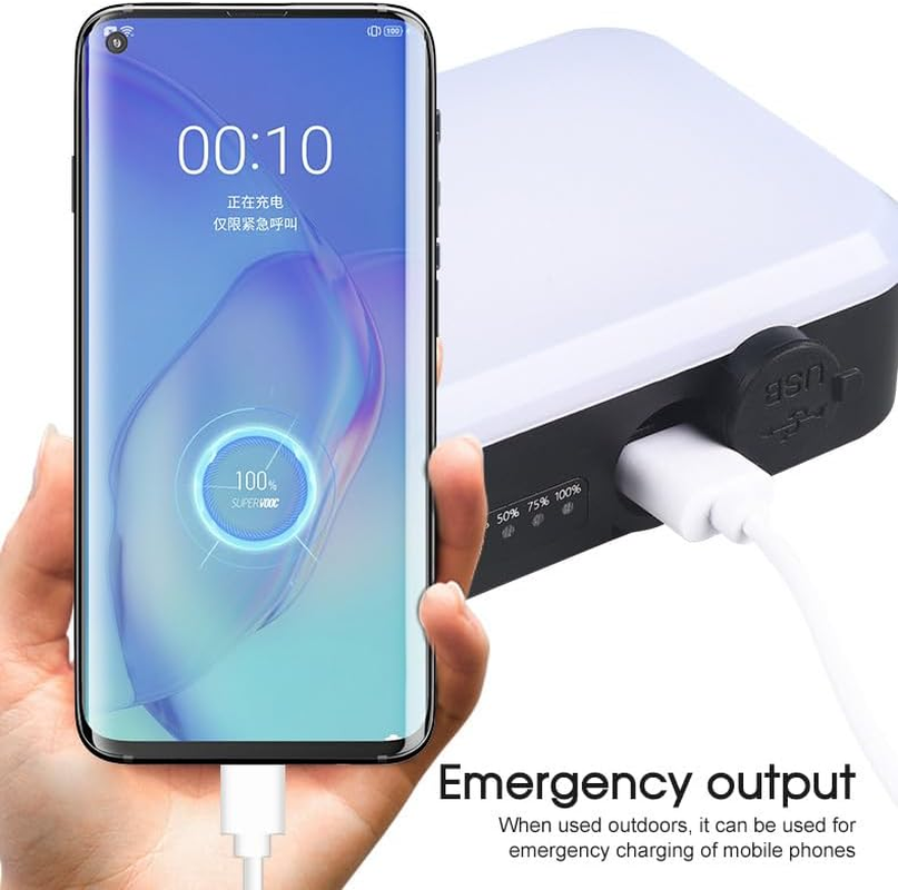 Tootoo LED Solar Camping Lantern USB Rechargeable Outdoor Tent Emergency Night Light image number 6