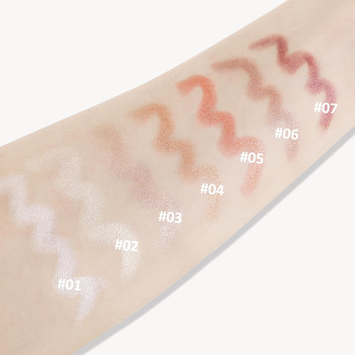 Boobeen Waterproof Eyeshadow Stick, Cream Eye Shadow Pencil with Soft Brush, Shimmer Eyeshadow Crayon Pen to Highlight Eye Makeup image number 4