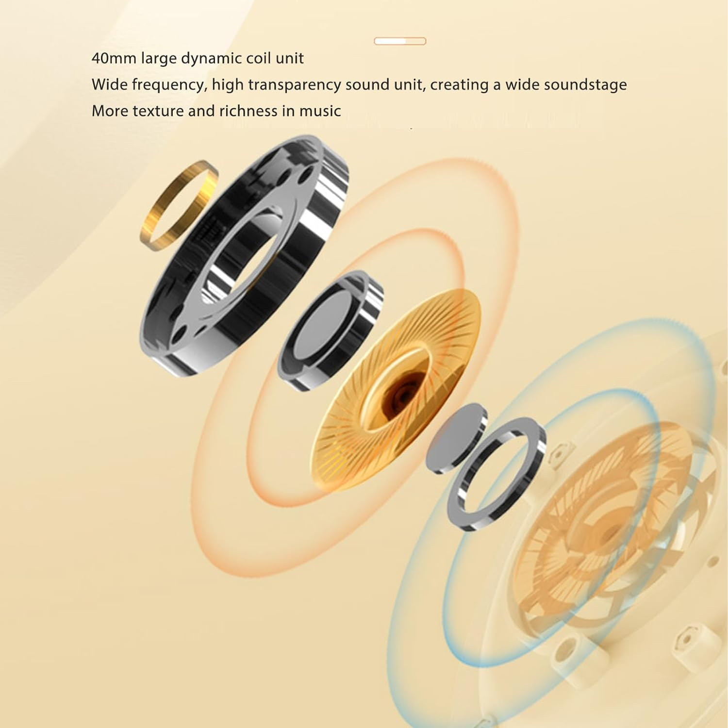 Wireless Gaming Headset with Detachable Microphone, RGB Light Noise Canceling Bluetooth Headphones, 400Mah Full Wrap around over Ear Headphones, for Laptop Computer (Black) - Black image number 2