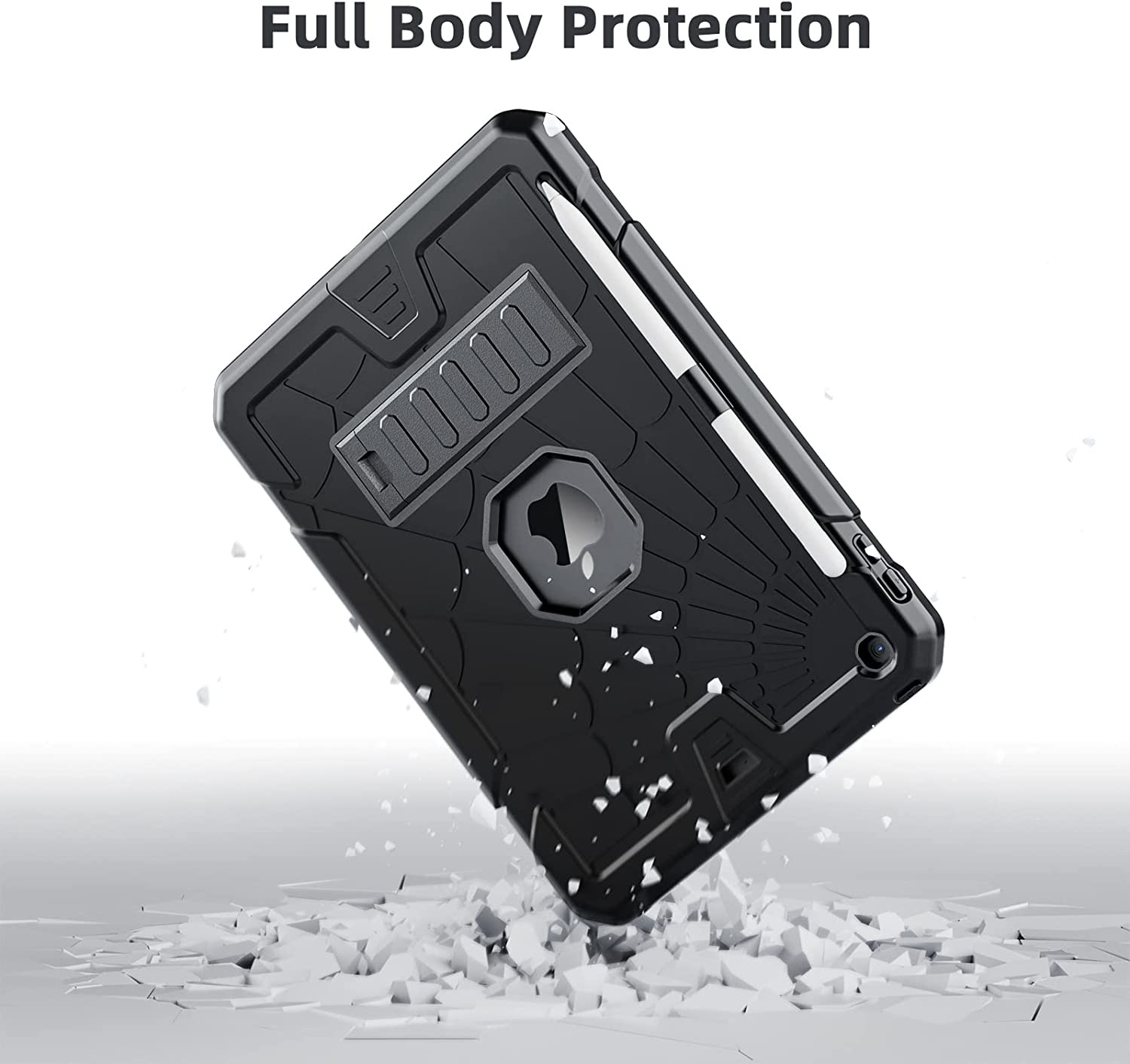 Herize Ipad 6Th Generation Cases Cover for Kids | Ipad 5Th Generation Case 9.7 Inch W/Pencil Holder Ipad 9.7 Case W/Stand for Boys Girls | Heavy Duty Rugged Ipad Case 6Th/5Th 2018/2017 image number 6