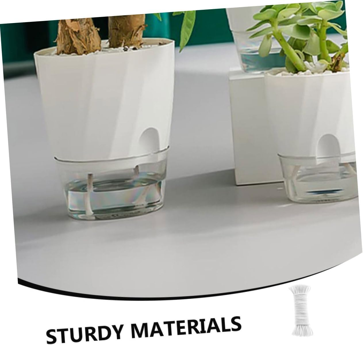 Kisangel Self-Watering Planter Rope Cotton Thread for Hydroponic Potted Plants Water Absorption Wick Cord for Garden Supply image number 4