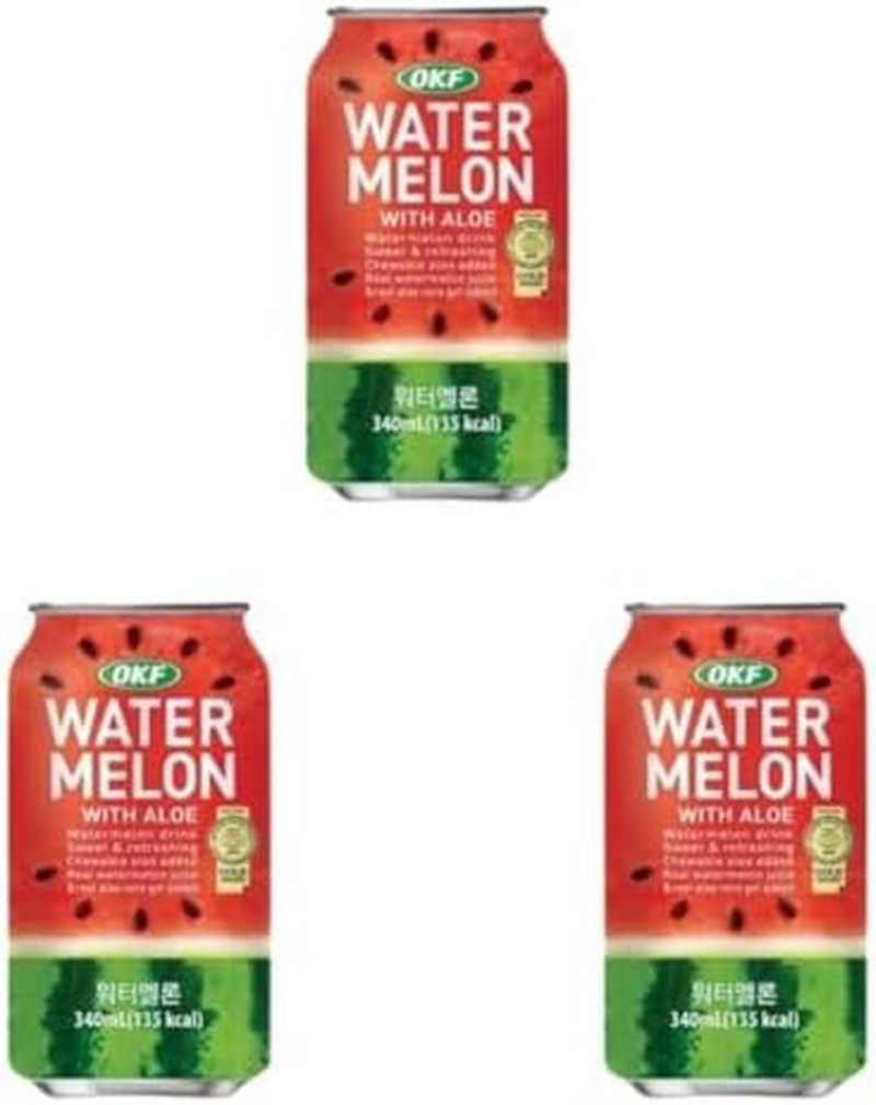 OKF Watermelon with Aloe Vera Fruit Drink 340 Ml