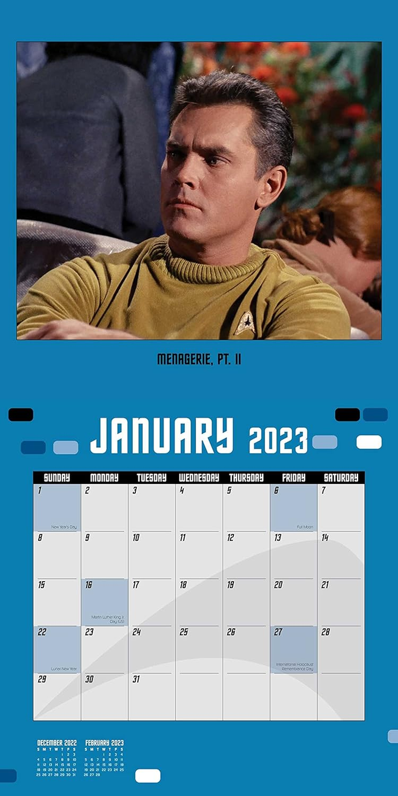 Star Trek 2023 Wall Calendar: the Original Series image number 3