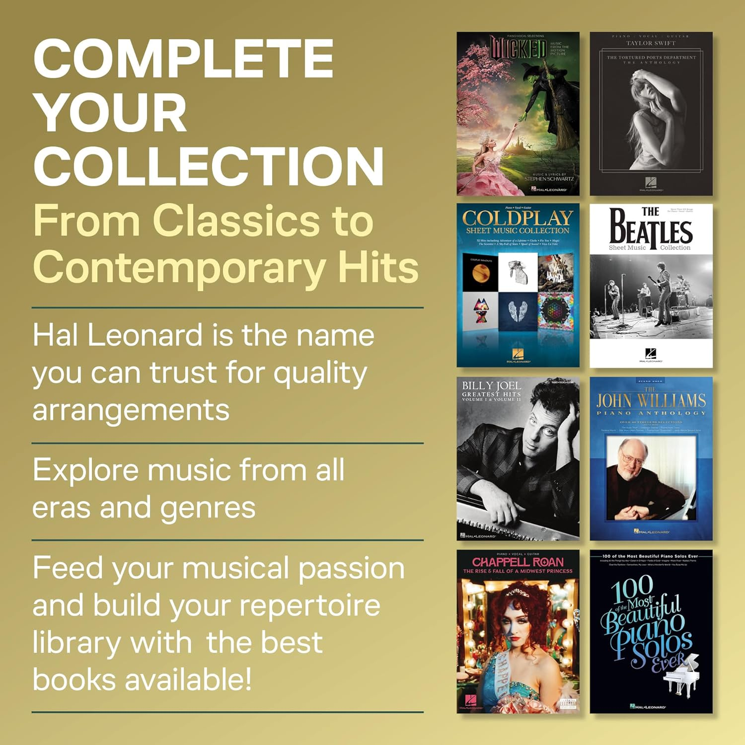 Hal Leonard 100 Most Beautiful Movie Songbook image number 5