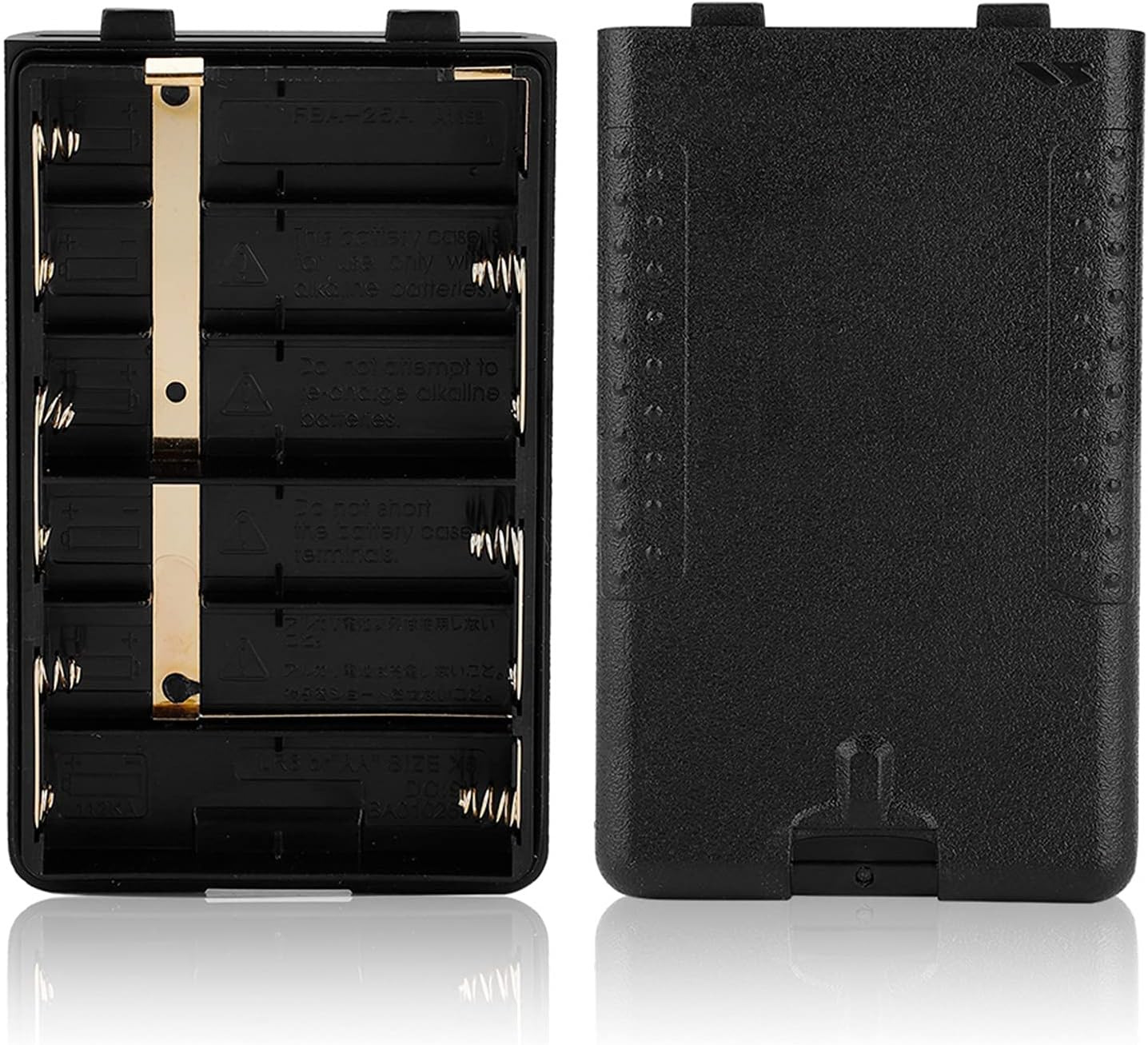 25V 6 X AA Battery Slot Clip Holder Battery Case, Battery Case Compatible with for Yaesu/Vertex Series Radios, Battery FNB-V57 FNB-64 FNB-83 FNB-V88 FNB-94