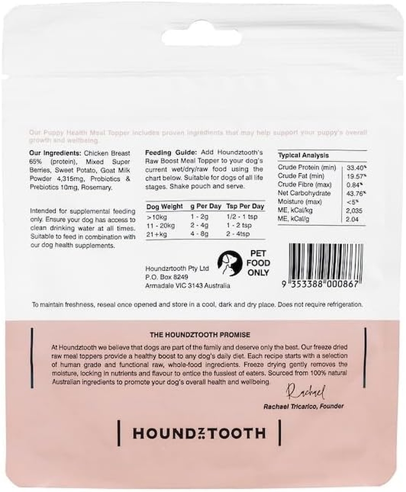 Houndztooth Meal Topper Puppy Health Dog Food 60 G image number 1