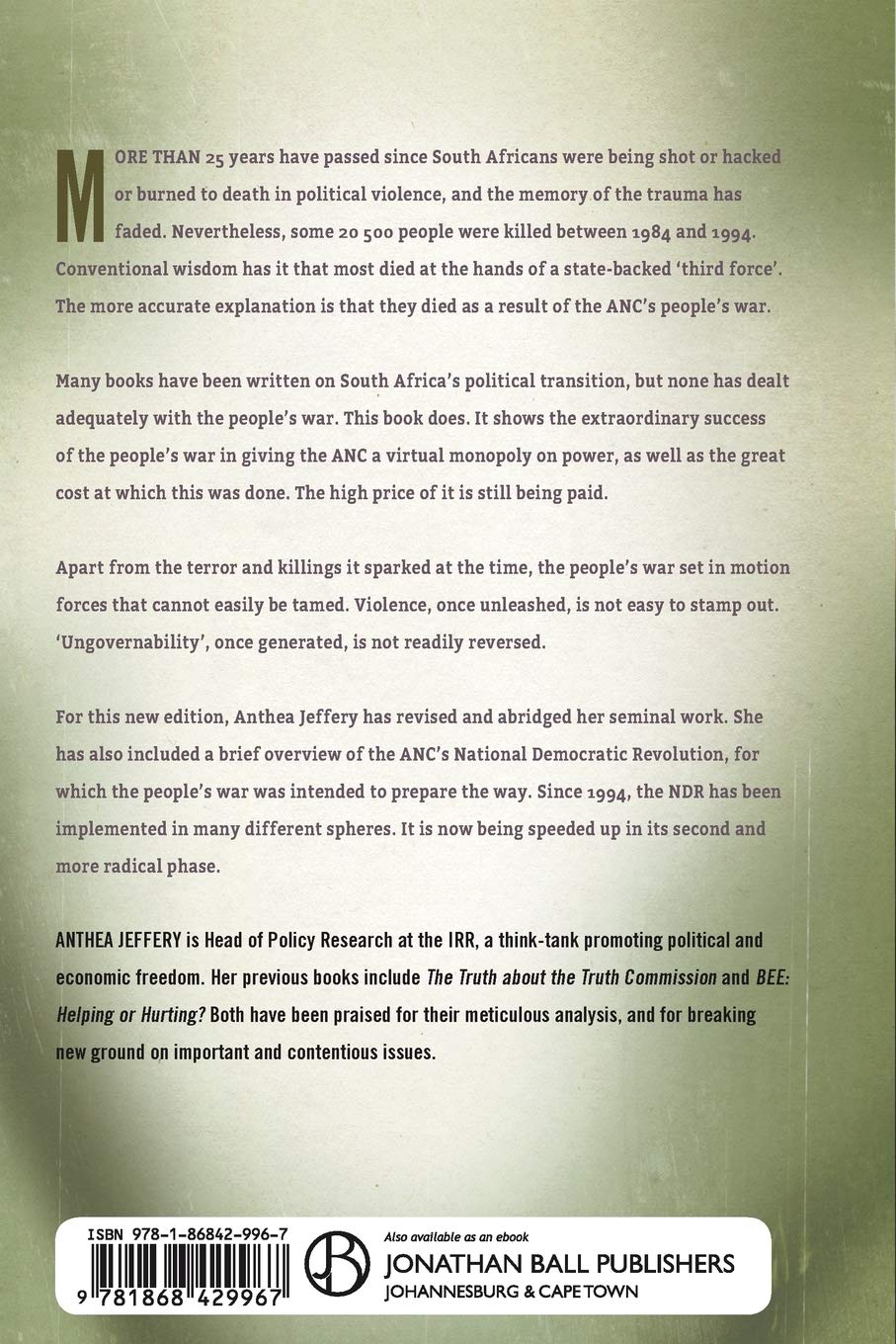 PEOPLE'S WAR: New Light on the Struggle for South Africa