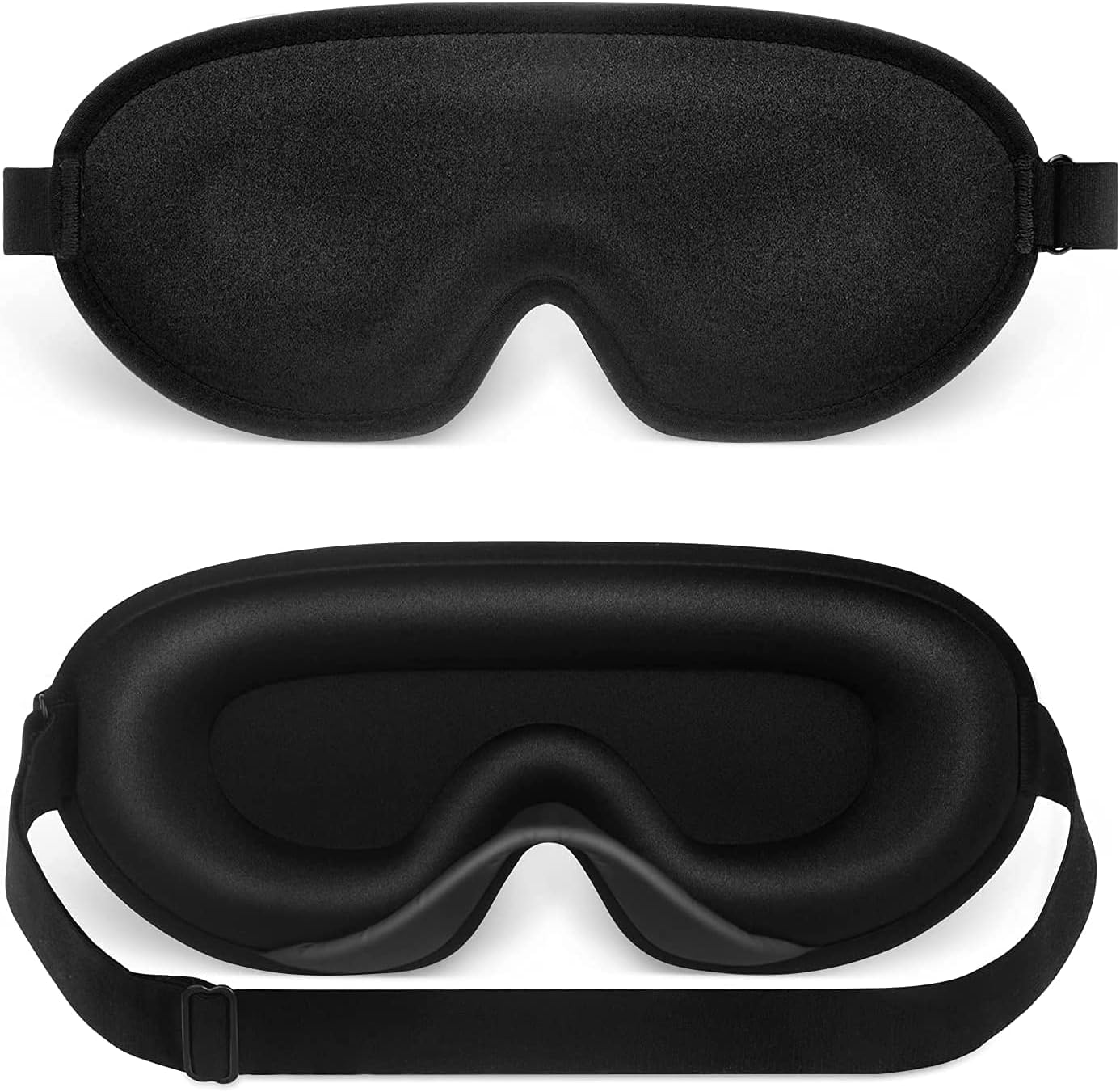 Sleep Mask, NEESTARTLY 3D Concave Design, Non Pressure, Ultra-Soft, Adjustable Eye Mask for Women Men, Eye Shades for Travel/Naps/Yoga/Insomnia image number 4