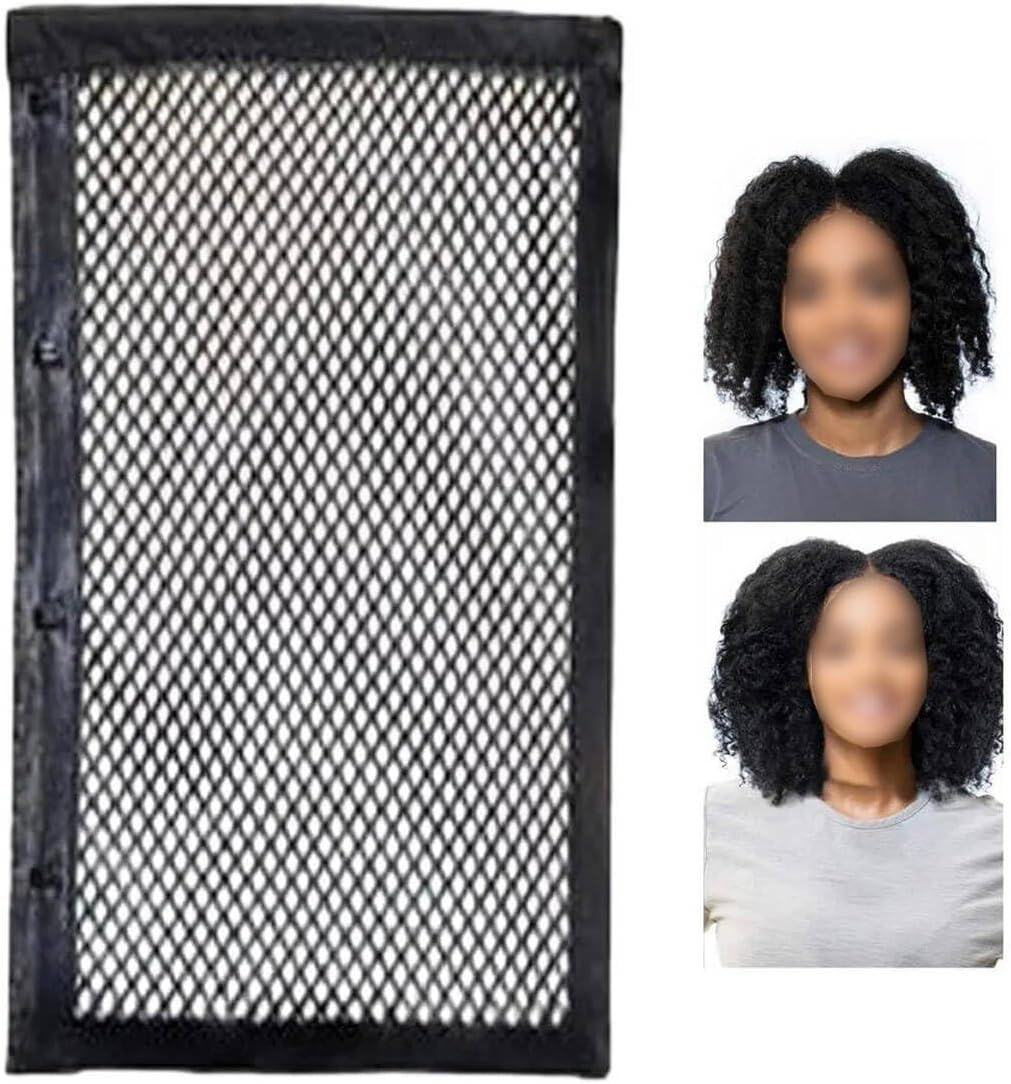 Hair Straightener Curl Hair Locking Hair Net Straightener for Natural Hair Curl Hair without Heating Pack of 2