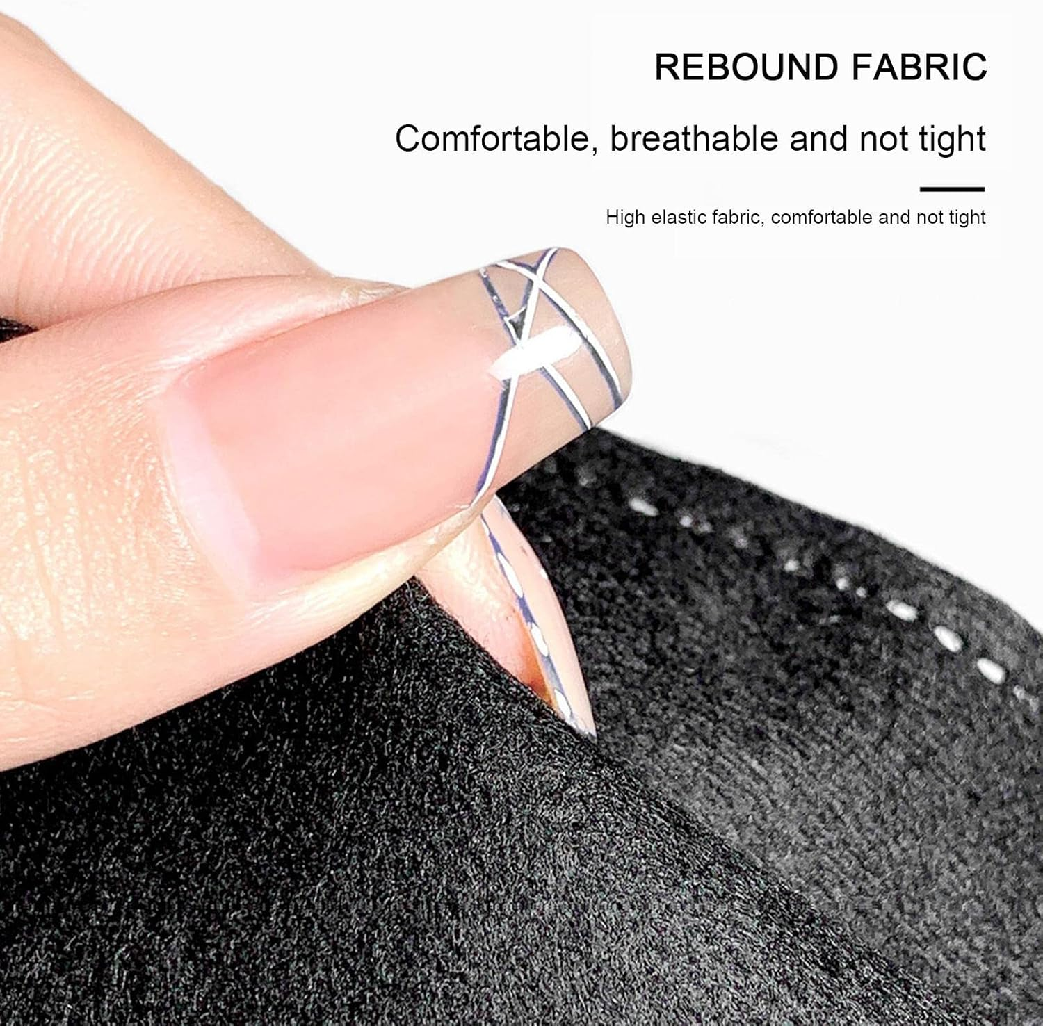 UV Protection Gloves - Fingerless Gloves for Lamp Light,Upf 50+ Black Skin Care Gloves for Nails, Nail Arts, Manicures Pologmase