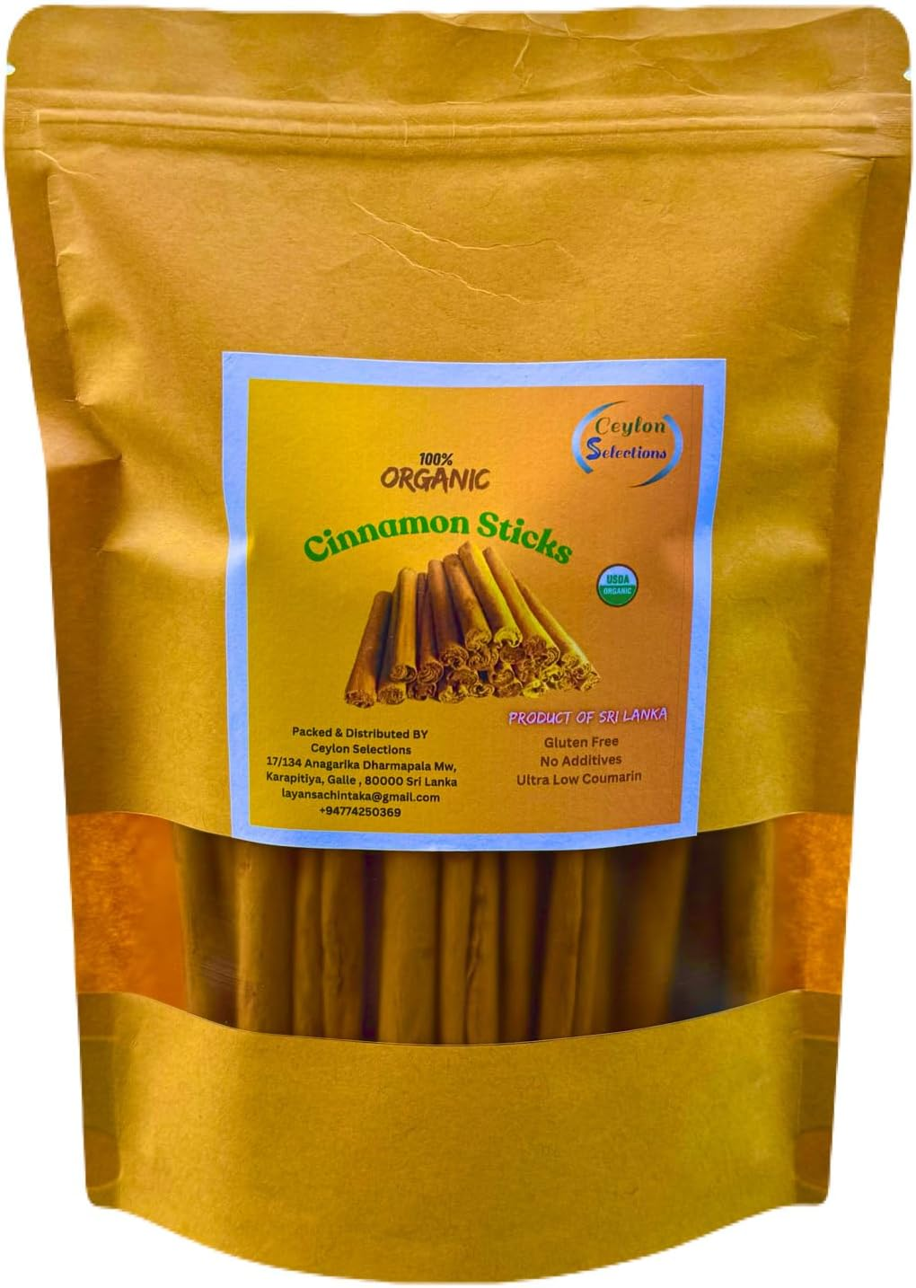 Ceylon Cinnamon Sticks (Sri Lanka) 200G (7.05 Oz) 5 Inch Premium Alba Cinnamon, Freshly Packaged image number 5