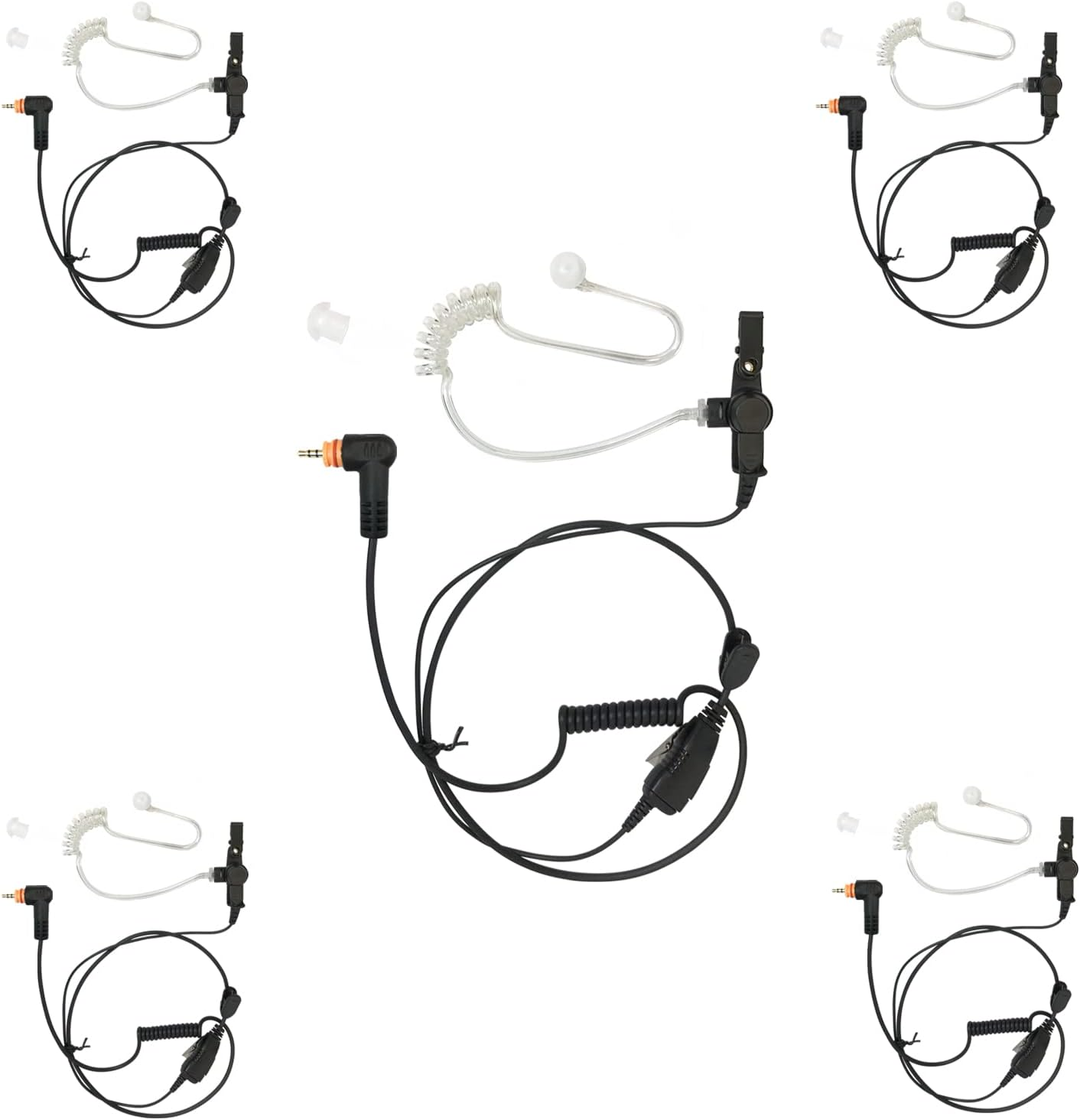 Promaxpower Covert FBI Security Clear Tube Earpiece Headset for Motorola SL1M PMLN7157A SL300 SL2600 SL7550 Sl7580E