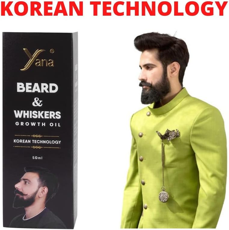 Yana Beard Oil Growth by Korean Technology