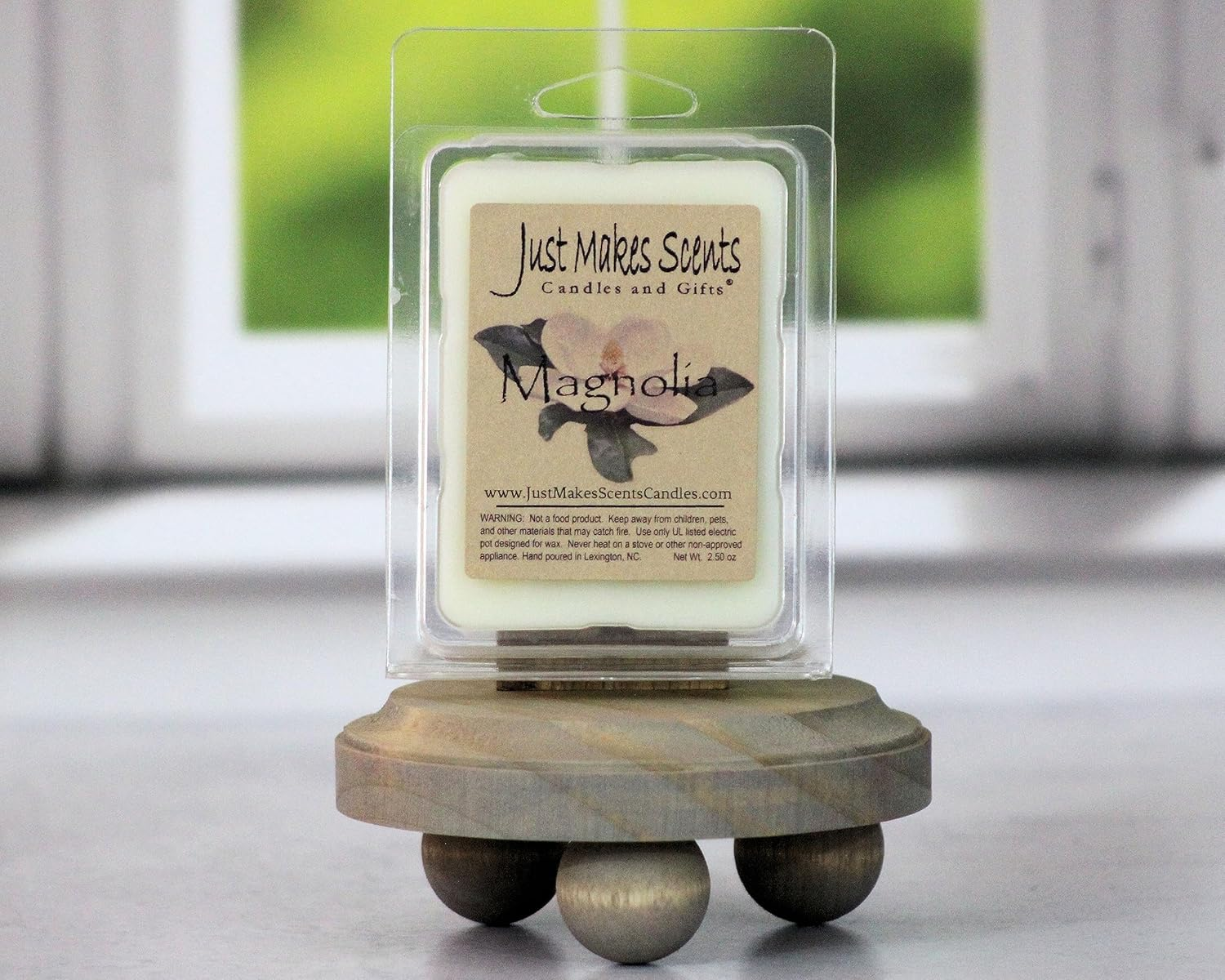Just Makes Scents 2 Pack - Magnolia Scented Soy Wax Melts | Long Lasting Magnolia Fragrance Wax Cubes | Hand Poured in the USA Candles & Gifts