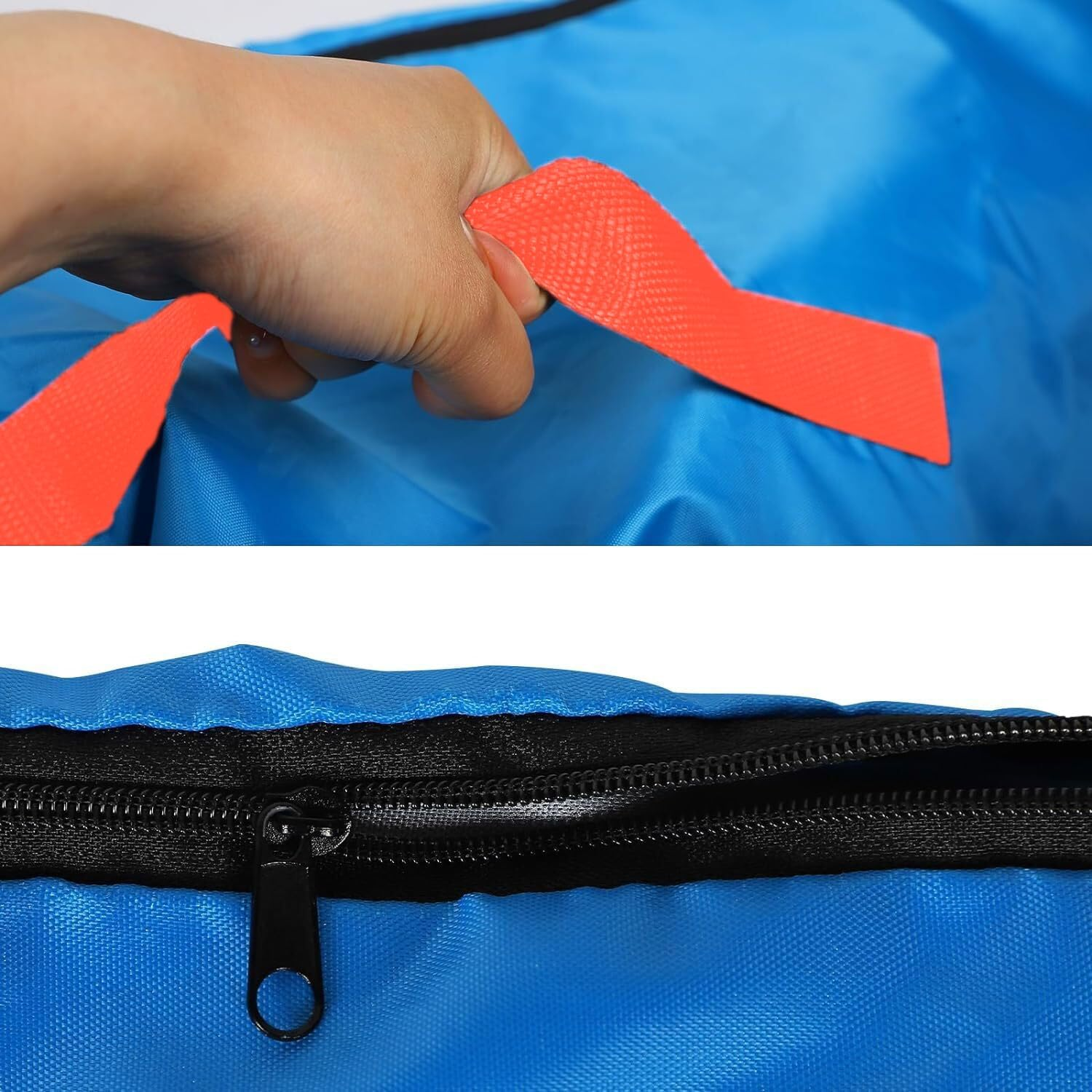 King Mattress Bag for Moving and Storage, Heavy Duty Waterproof Mattress Cover, 8 Handles, Strong Zipper Closure, Reusable Mattress Storage Bag, Moving Supplies & Moving Bags image number 5